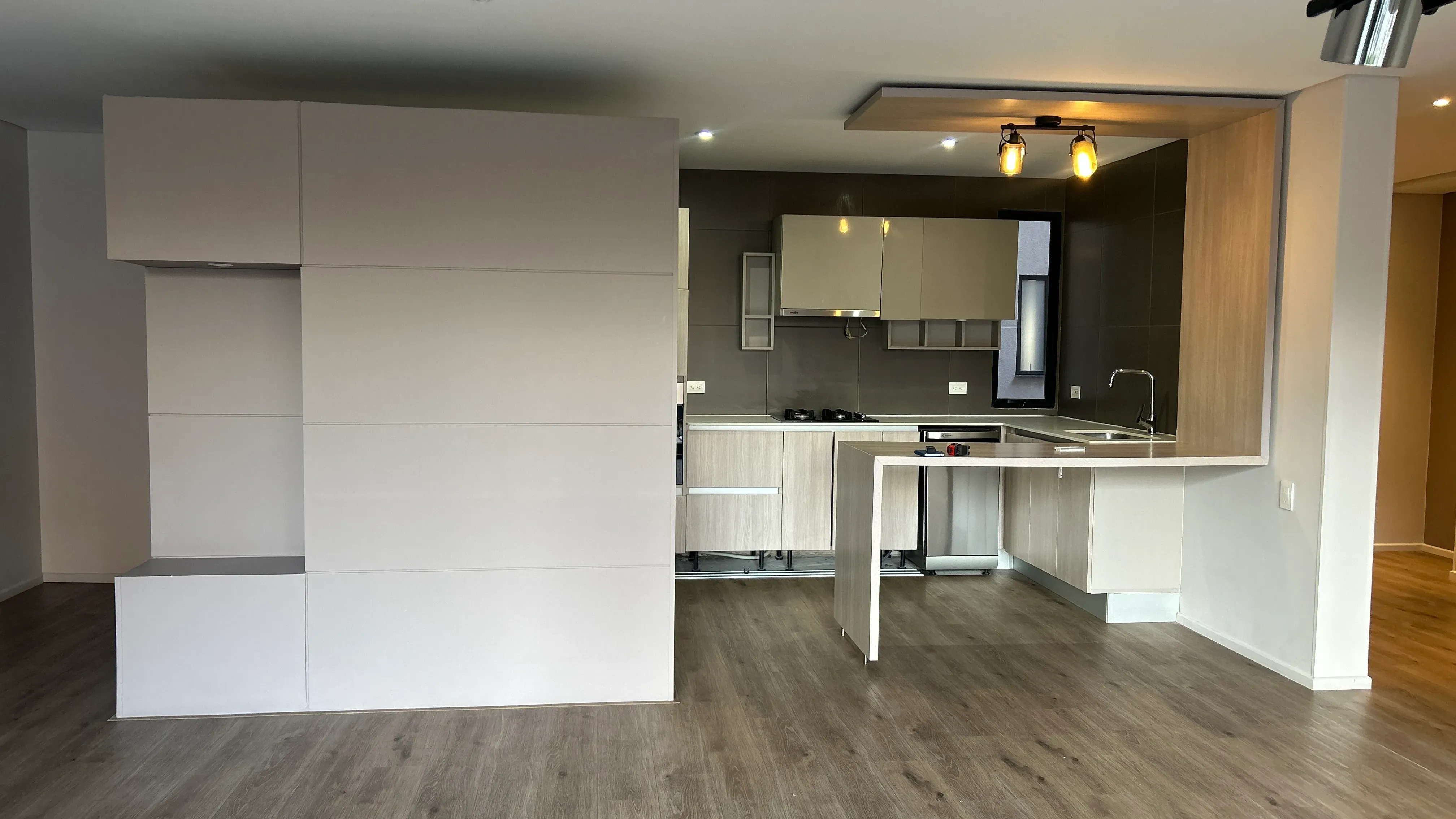 Estado inicial de la cocina en Bella Suiza antes de la intervención DTM