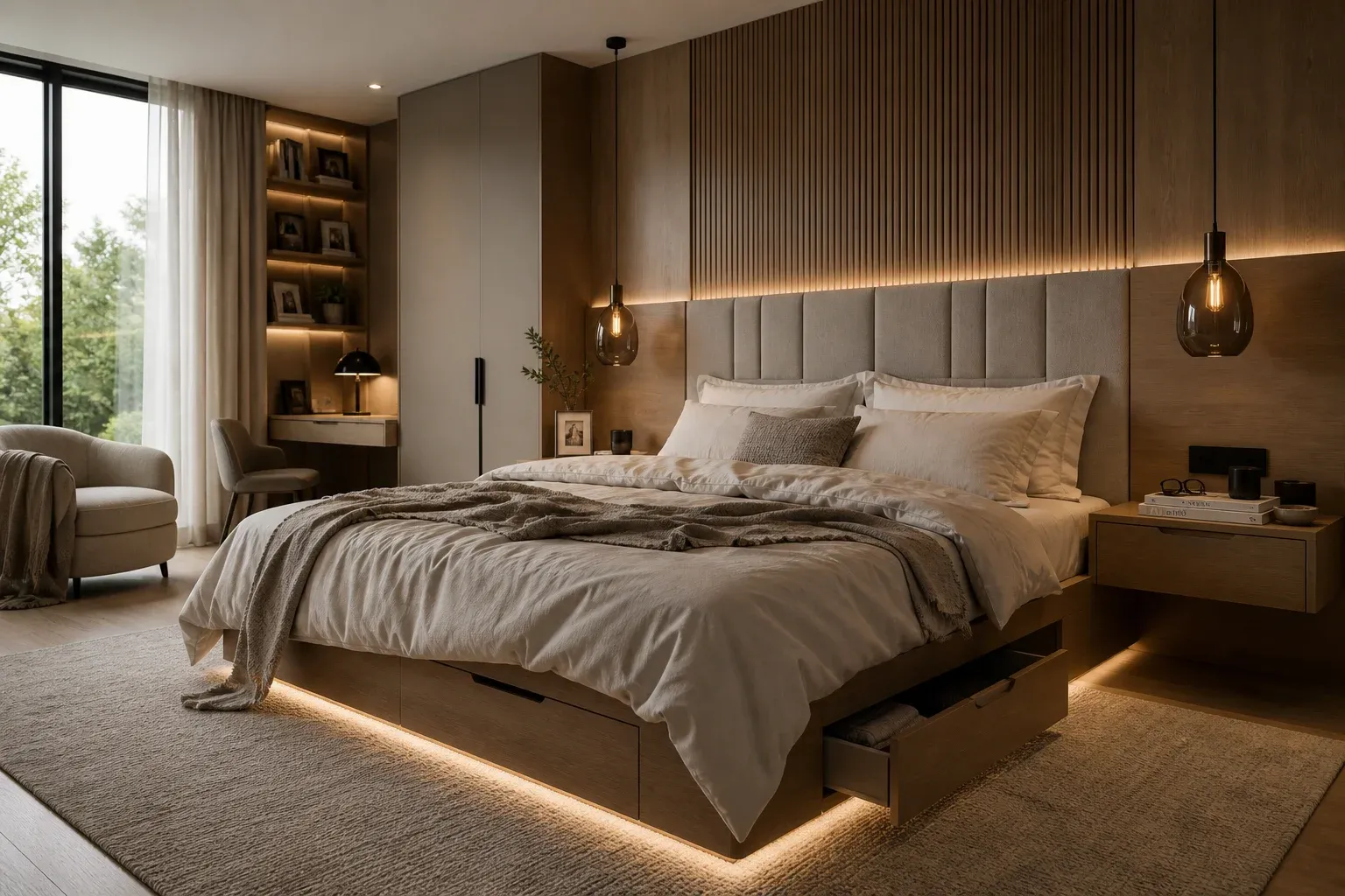 Camas premium personalizadas y mobiliario de dormitorio a medida en Bogotá - Diseña tu Mueble