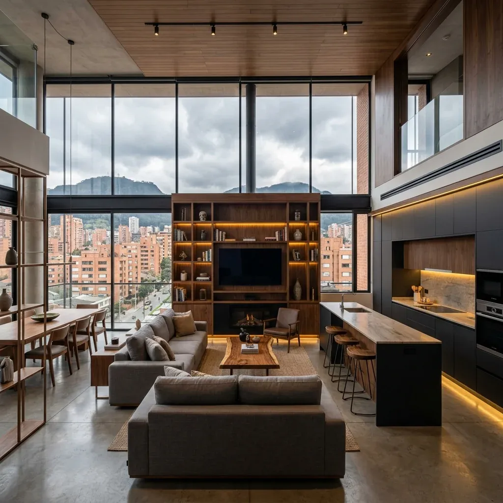 Diseño y fabricación de mobiliario a medida para el hogar con acabados premium en Bogotá